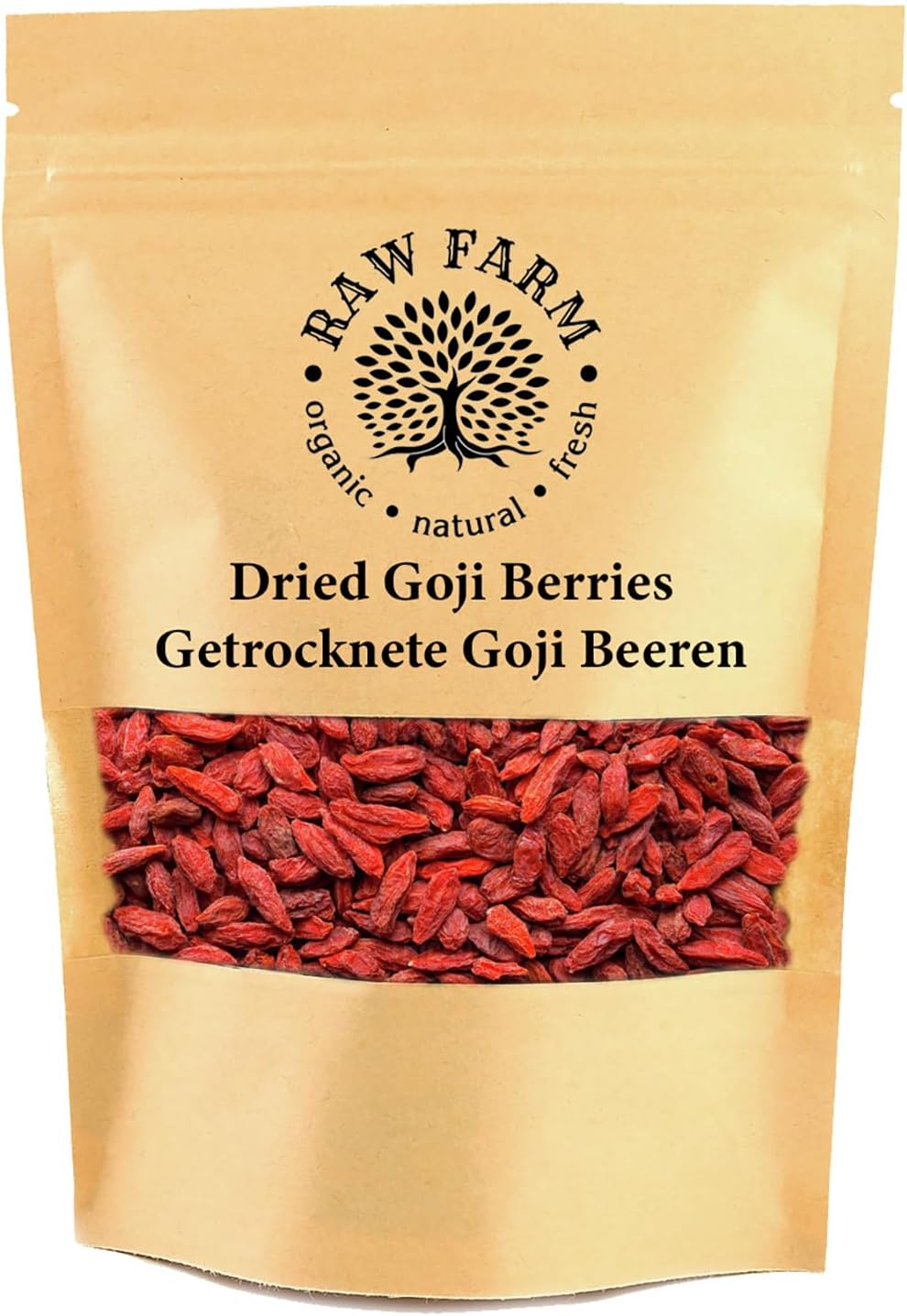 1 kg Goji Berries, Whole fruits, Sun Dried, Free from additives