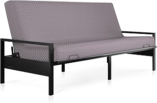 Milliard Memory Foam Futon Mattress – Full Size (Frame Not Included) (Grey)