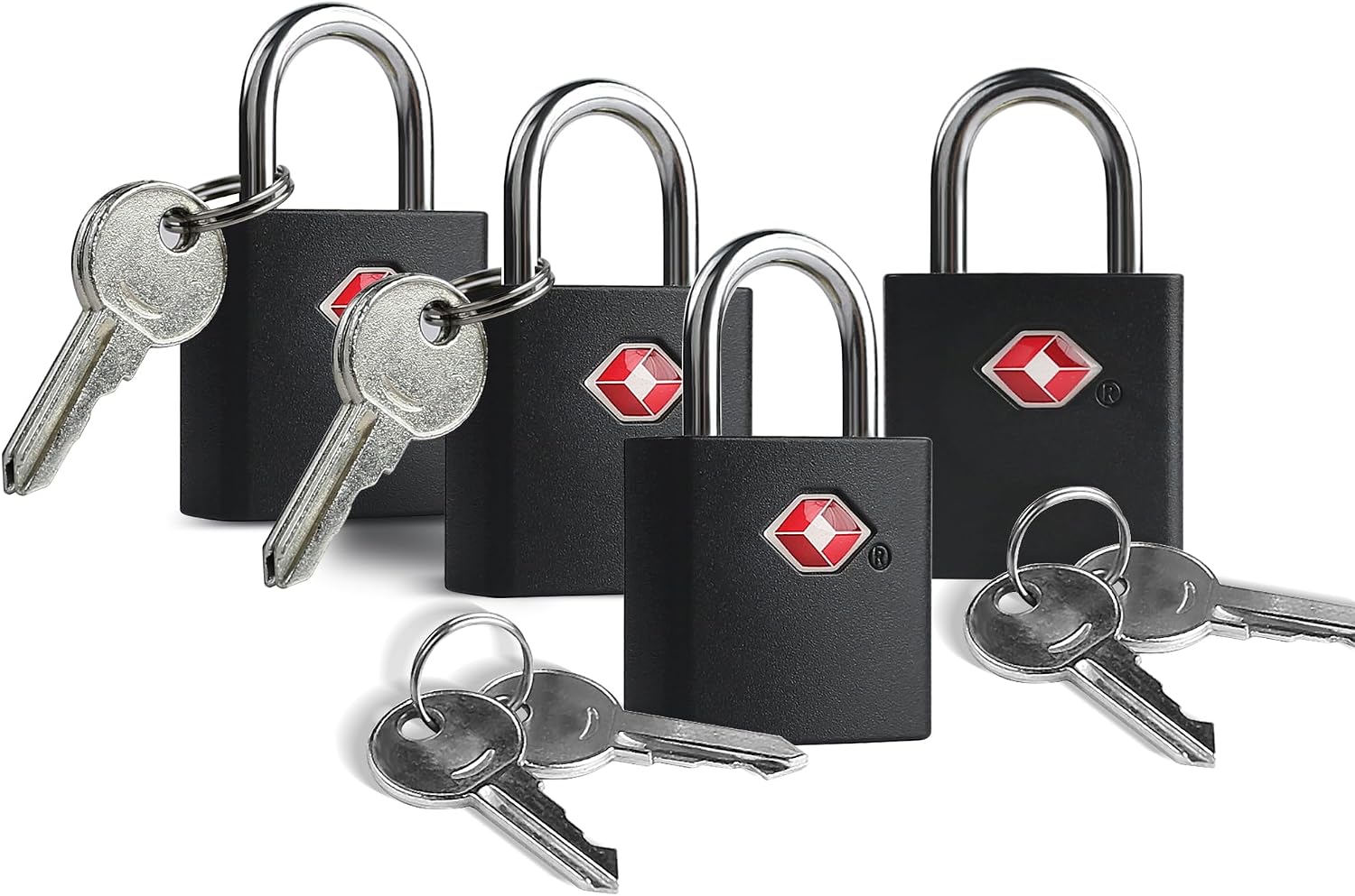 TSA Locks for Luggage with Keys, Luggage Locks TSA Approved
