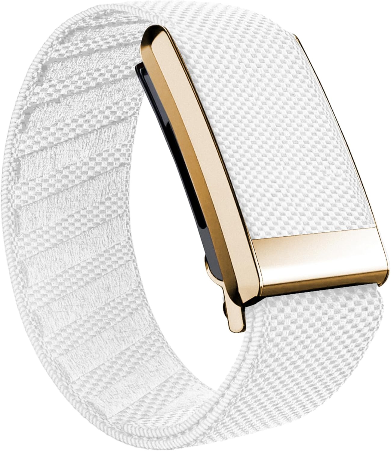 AR LABS SuperKnit Luxe Whoop 4.0 Compatible Band | Premium Ultra-Soft Weave | Stainless Steel Precious Metal PVD Treated | Includes Hook, Clasp & Slider β UK Company