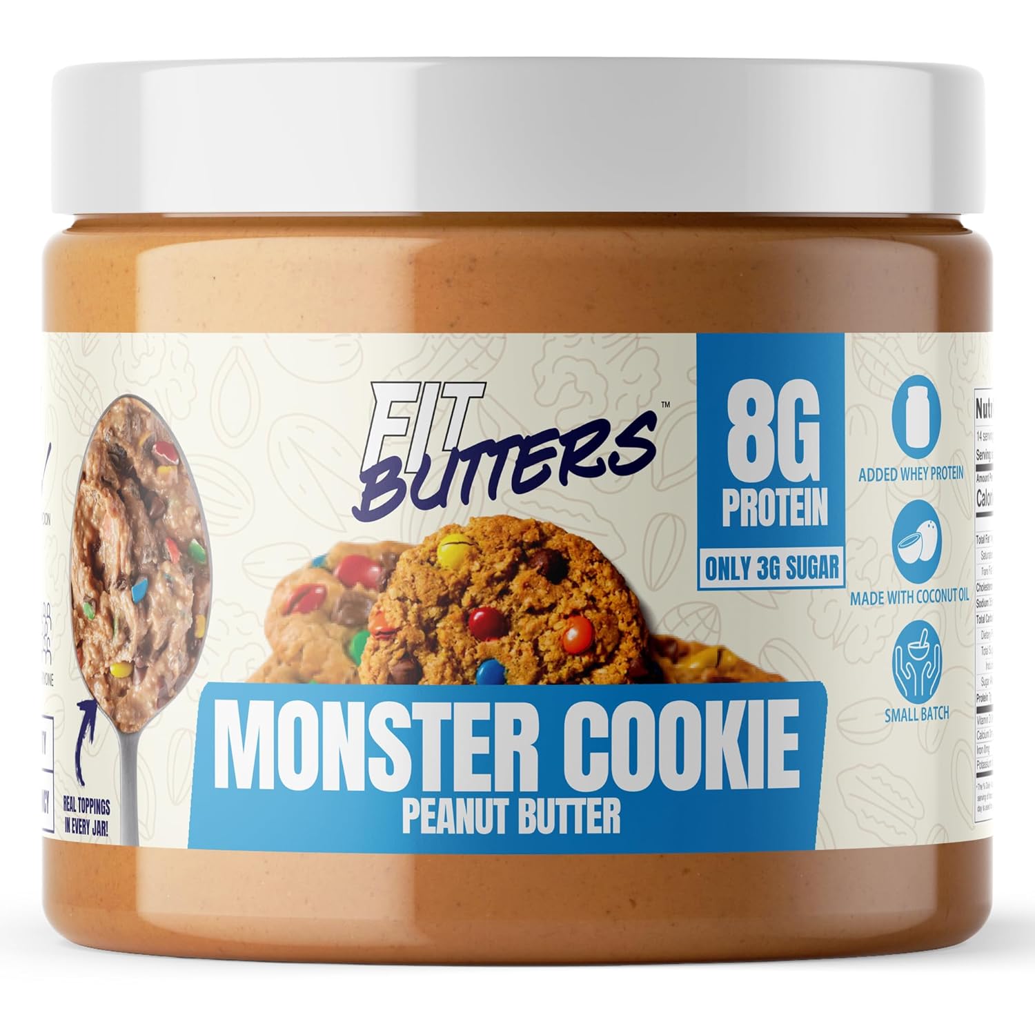 Fit Butters Monster Cookie Peanut Butter