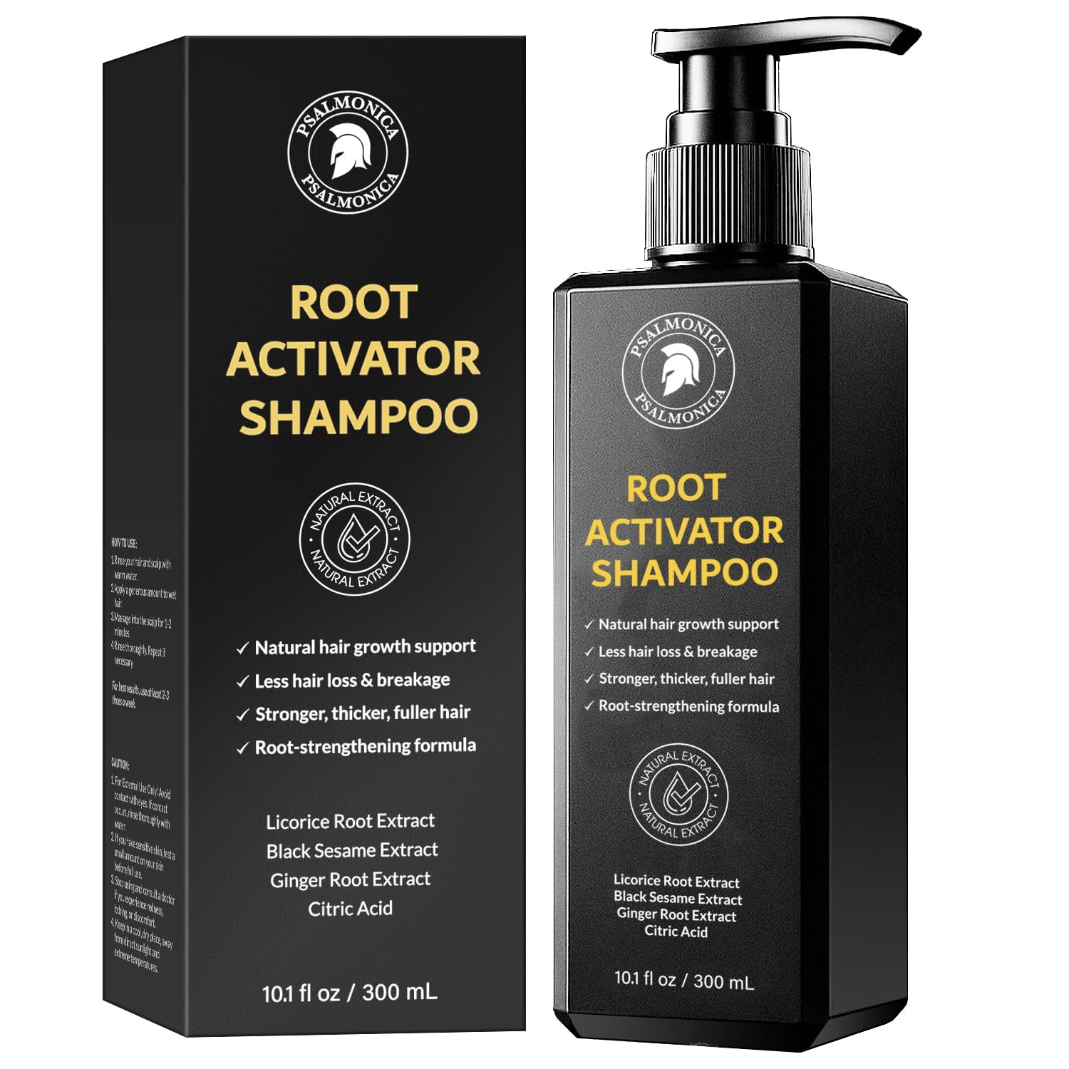 Root Activator Shampoo for Men - Hair Growth Shampoo for Hair Loss and Thinning Hair - Hair Loss RegrowthTreatments for Women Men (10.1 Fl Oz (Pack of 1))