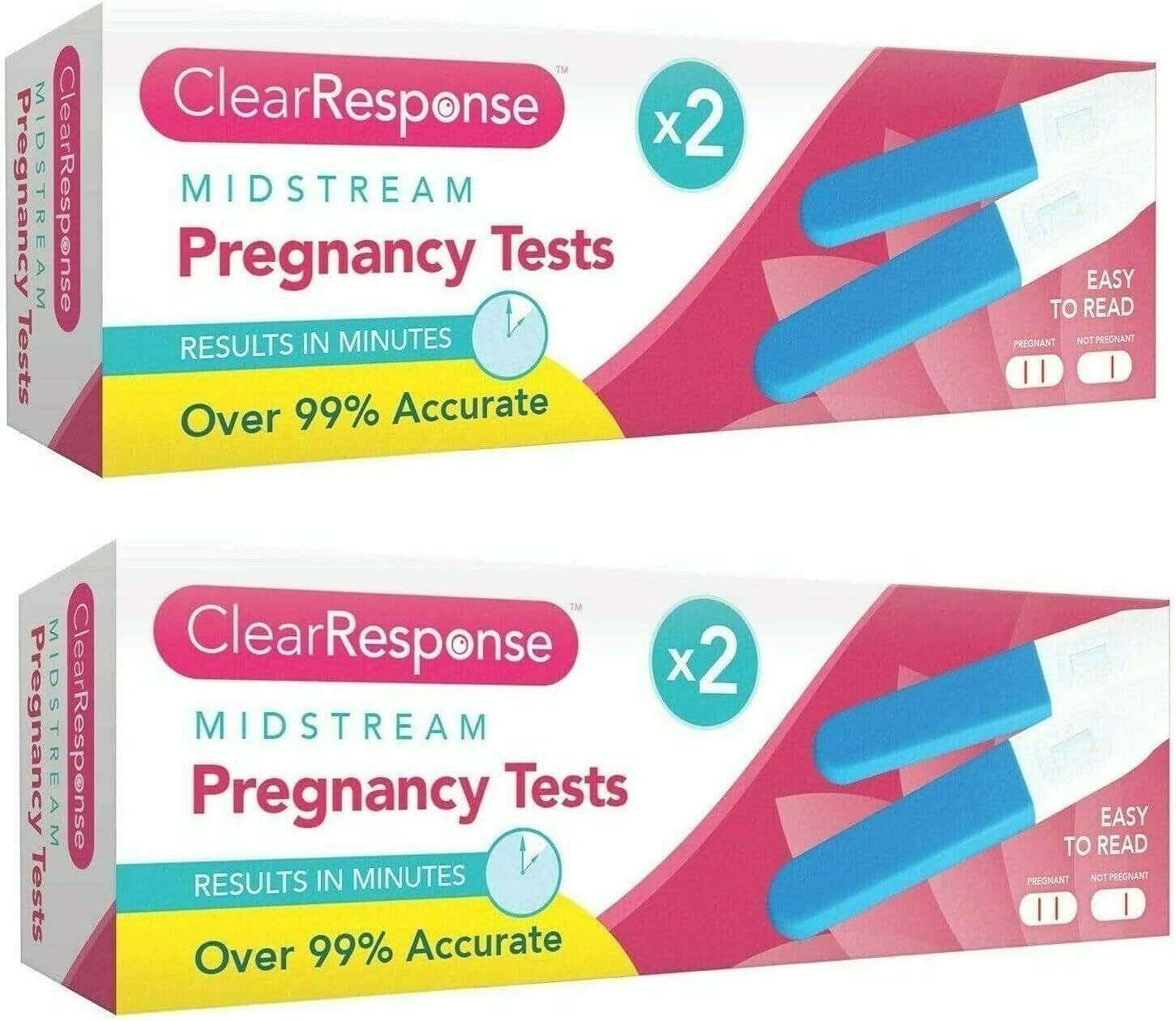 GEMS | Pack of 4 Pregnancy Test Kit | Early Detection | Quick Result | Home Testing Kit | Over 99% Accuracy | Multipack