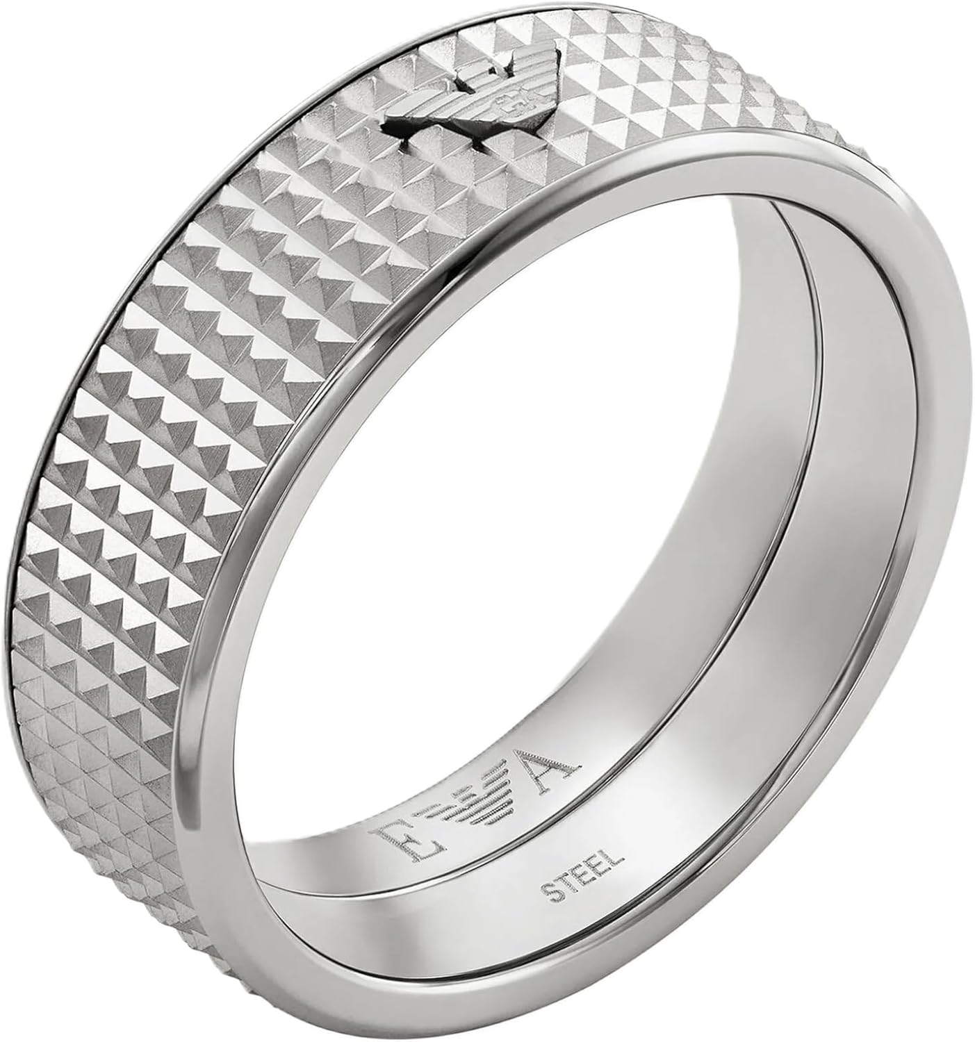 Emporio Armani Men's Stainless Steel Band Ring, EGS298804011