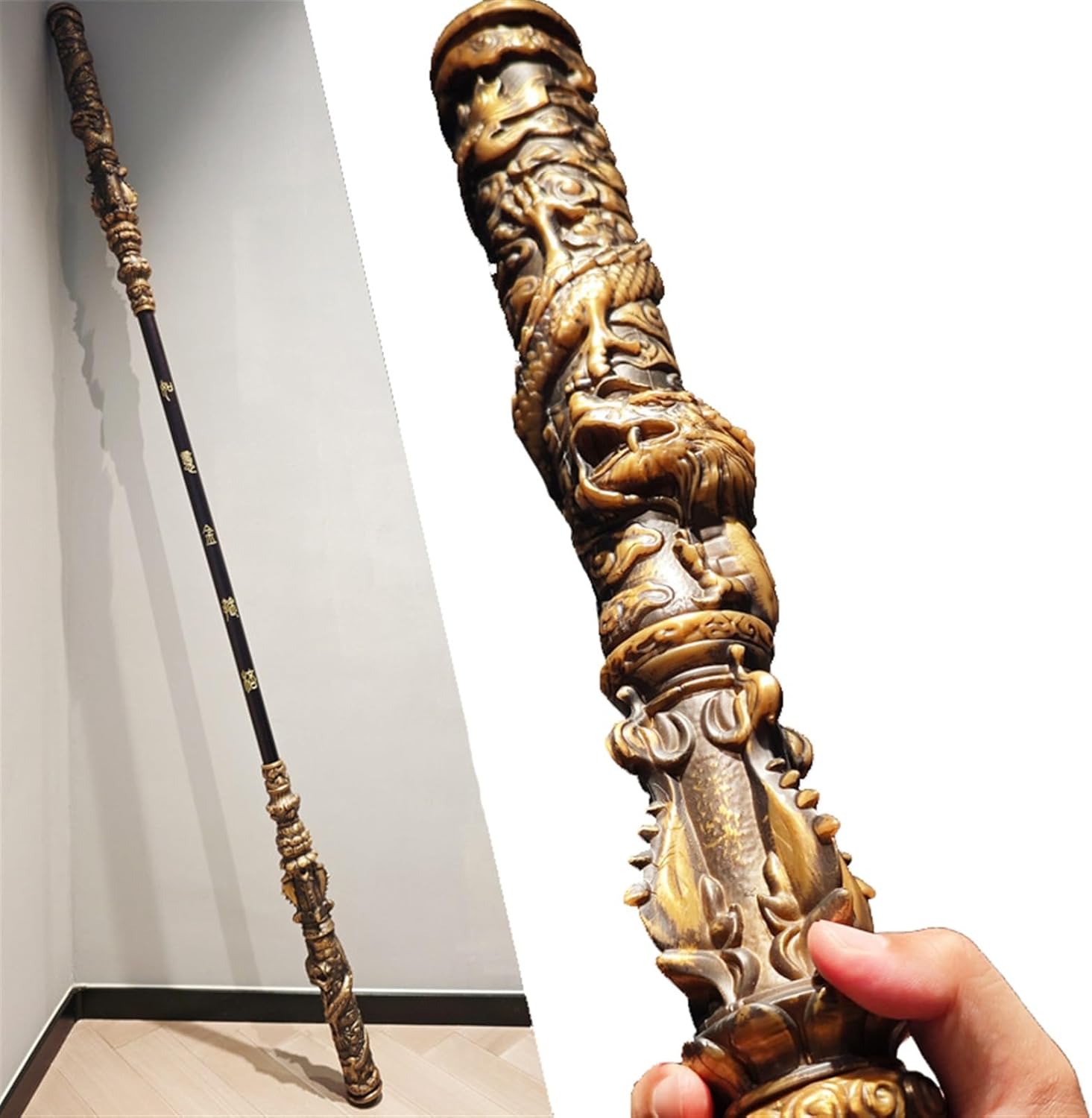 Black Myth Wukong 5.6FT Monkey King Staff, Black Mythology Toy, Game Collection, Room Decoration Gift