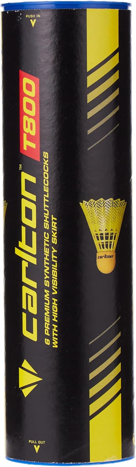 Carlton T-800 Badminton Shuttle(Tube of 6 Shuttles)