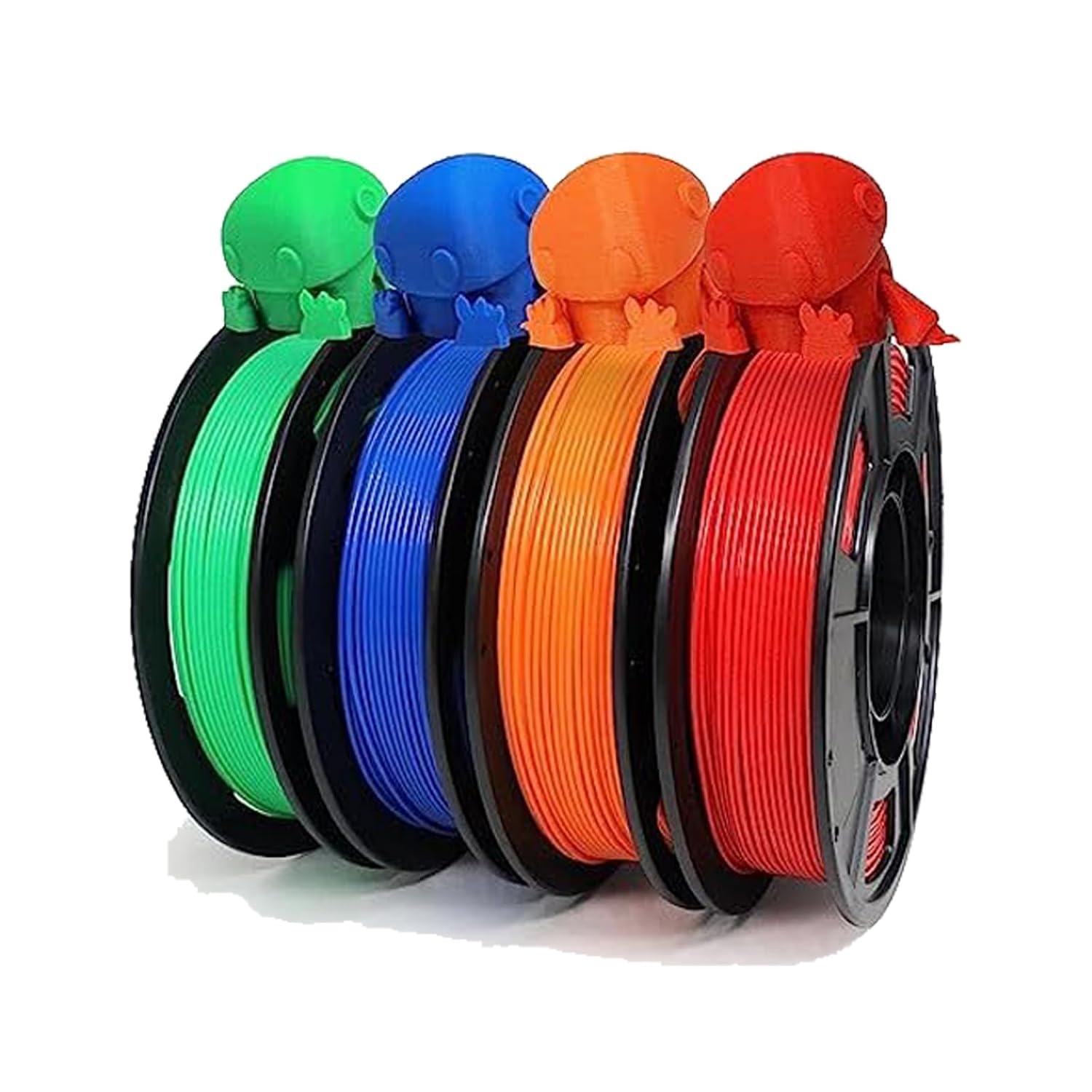 YOUSU PLA Plus (PLA+) Filament 1.75mm,Professional High Toughness 3D Printer Filament,Dimensional Accuracy +/- 0.02mm 4x250g Pack B