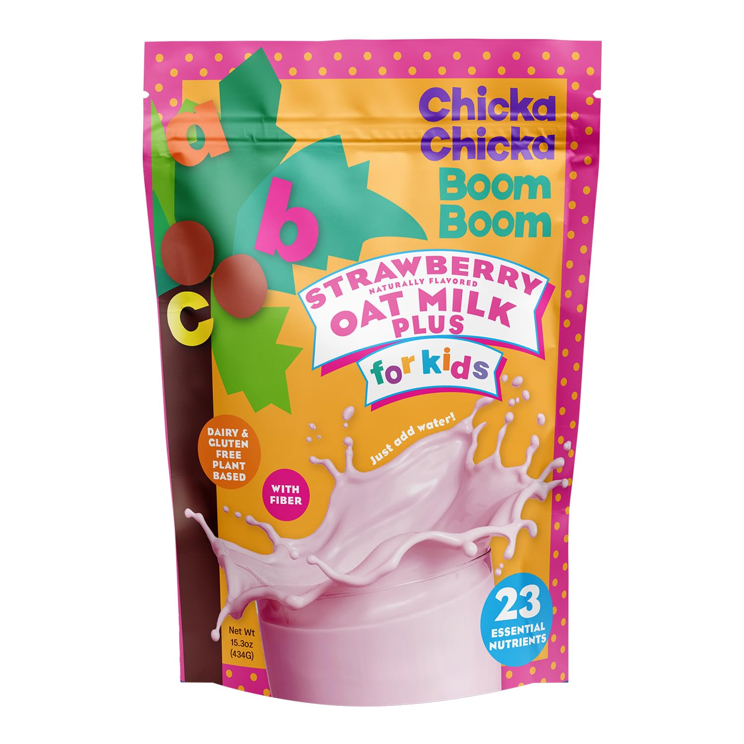 Chicka Chicka Boom Boom Oat Milk Plus Toddler Protein Drink Mix, Strawberry