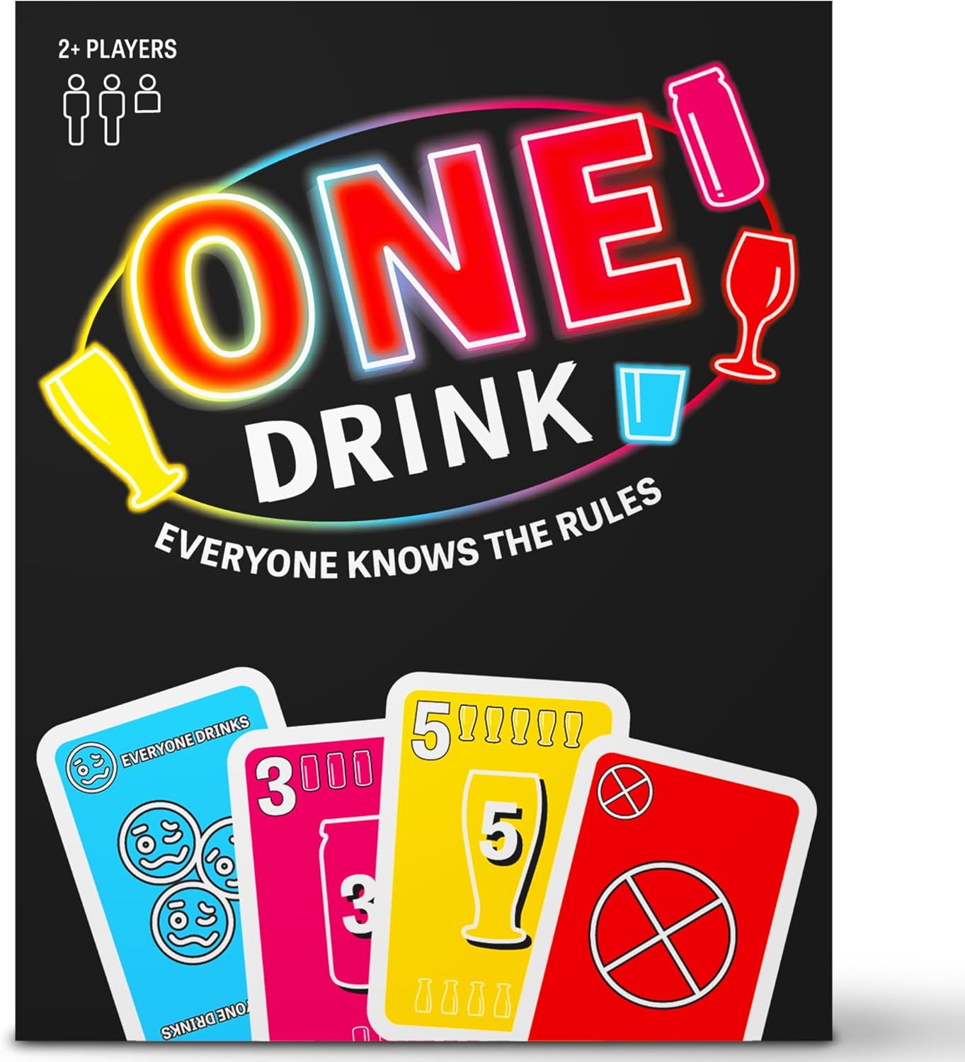 One Drink - Adult Drinking Game for Parties - Fun and Easy Card Game for Game Nights
