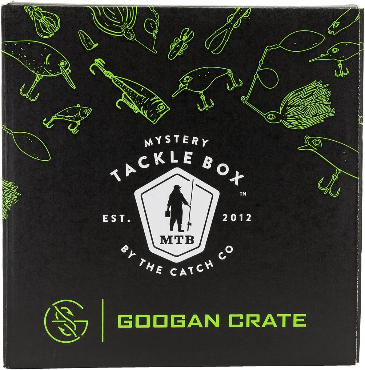 Catch Co Mystery Tackle Box Googan Squad Crate Bass Fishing Kit | Topwater Fishing