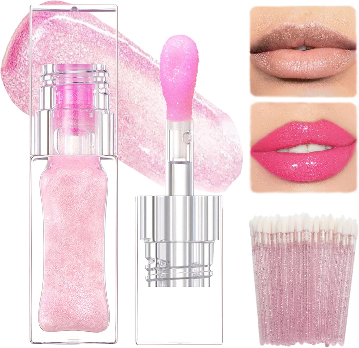 fupah - Colour Changing Lip Oil, Magic Colour Changing Lip Oil, Volumising Gloss L