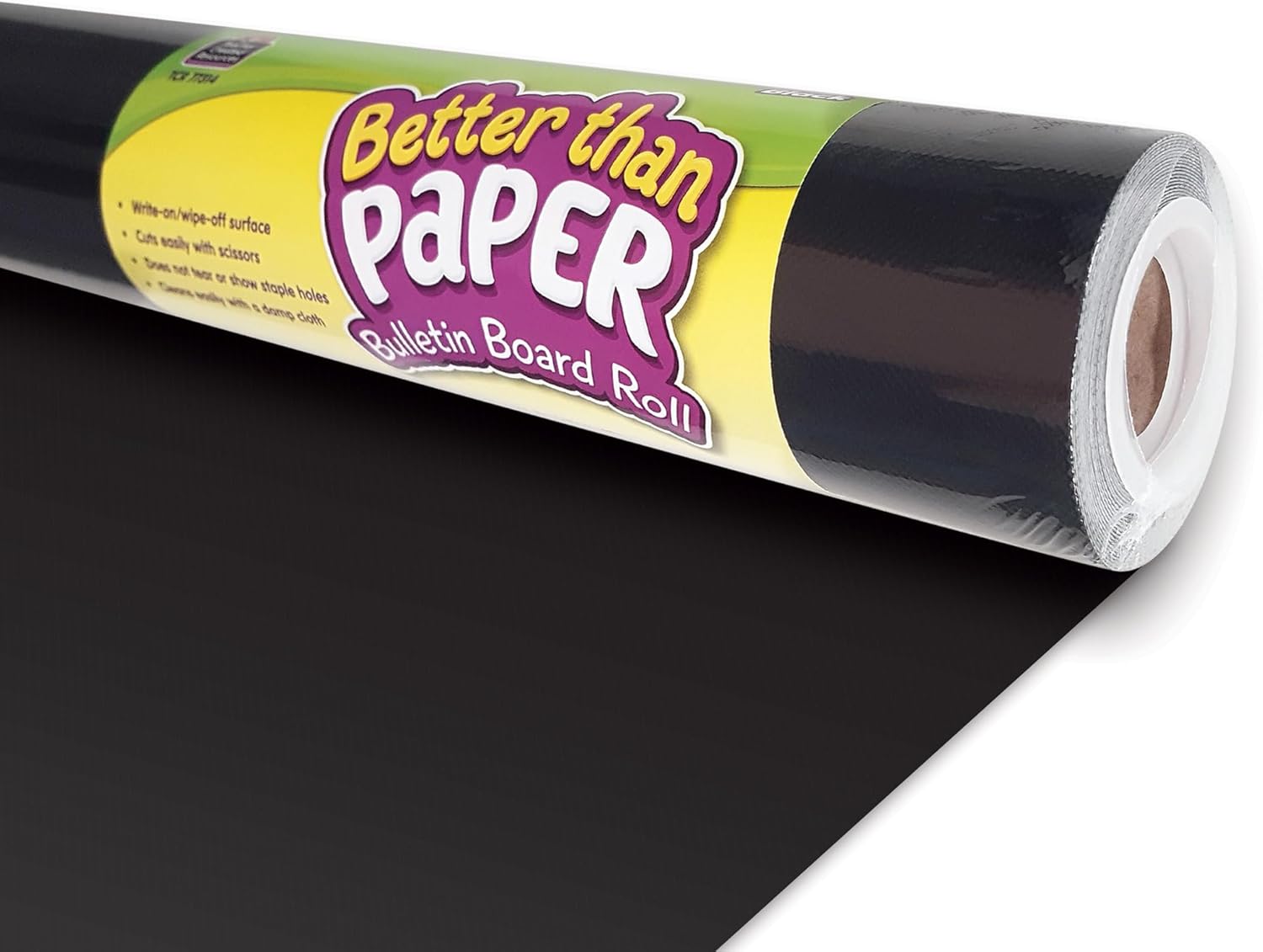 Teacher Created Resources Better Than Paper Bulletin Board Roll, Black - 77314