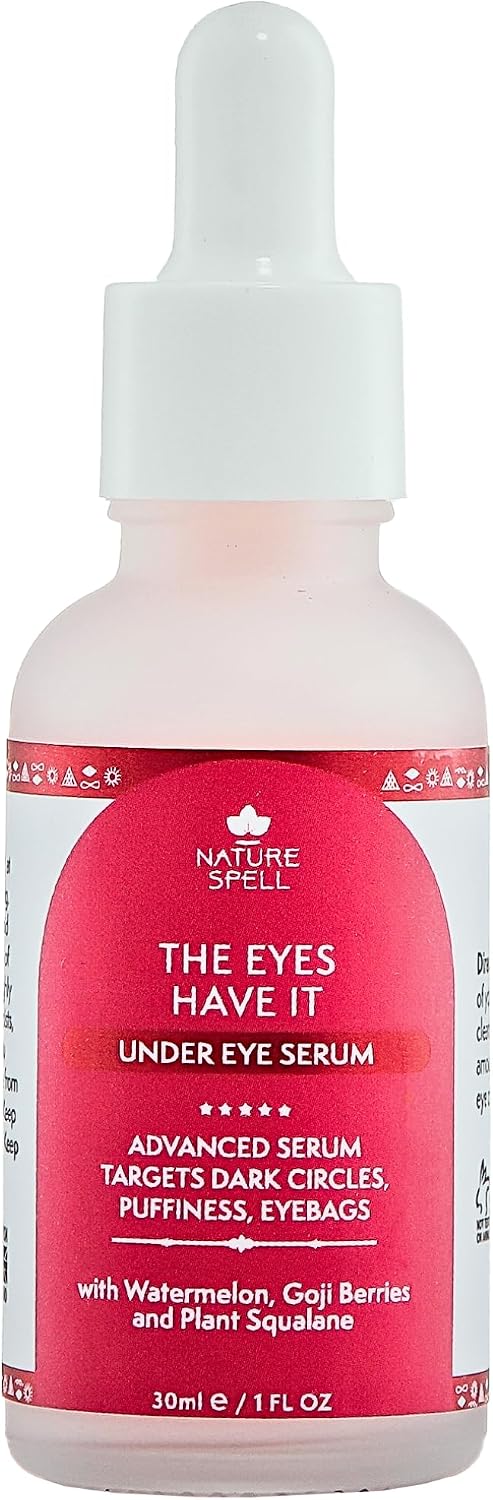 Nature Spell Under Eye Serum, Hydrating Eye Formula, Vegan Skincare, 30ml