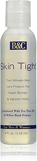 B&C 1001 Skin Tight Ointment Regular For Razor Bumps & Ingrown Hair, for Men & Women, 4 Ounce (118ml)