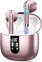 Wireless Earbud Bluetooth 5.3 Headphones with Clear Sound, 40H Playtime, Sport Earbud Touch Control with LED Digital Display, IP7 Waterproof Bluetooth Earphones Built-in Mic for Android iOS Workout