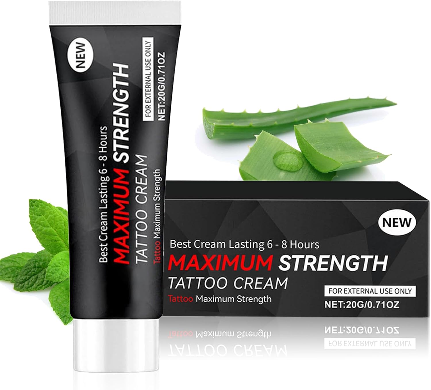 Tattoo Cream, 8 Hours Maximum Strength, Soothing Gel Nourishing Care, Soothing, for Moisturizes and Soothes (1)