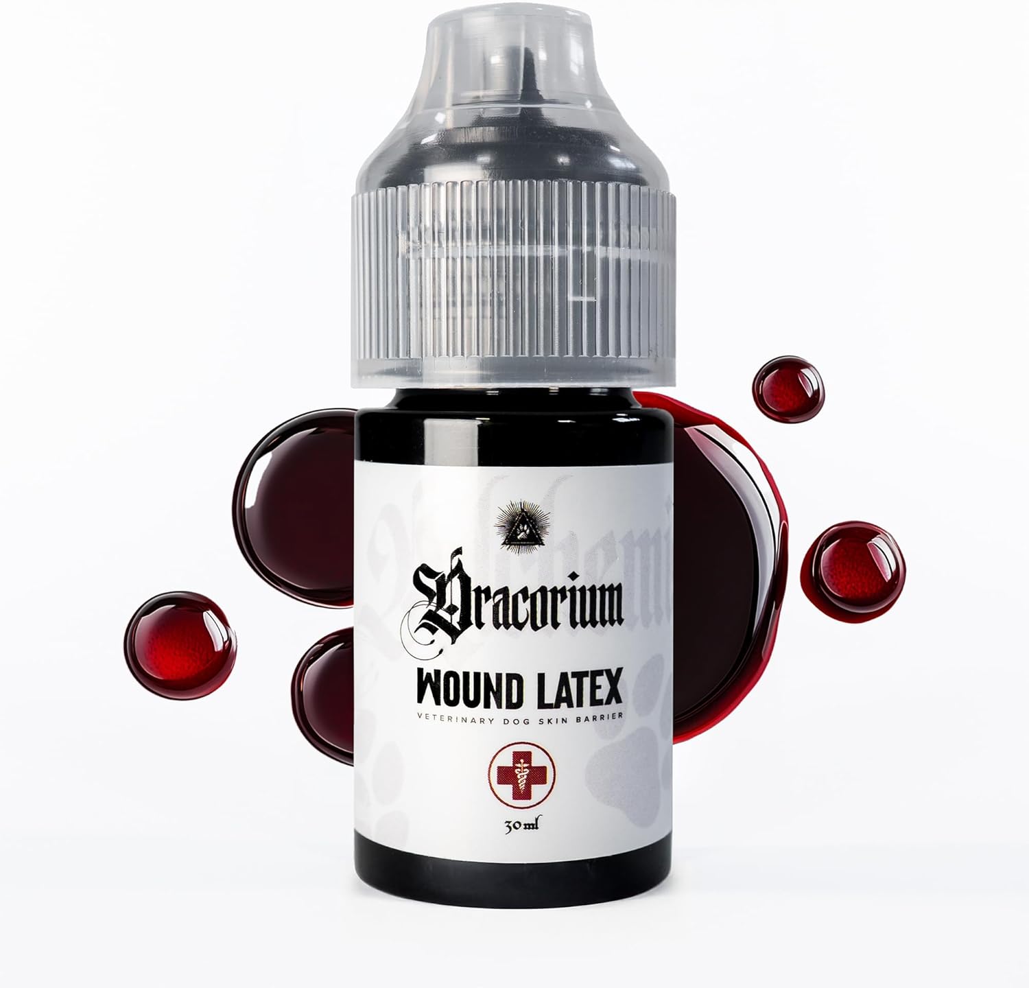 Dracorium Wound Latex – Veterinary Skin Barrier for dogs | Heals Fast, Soothes & Prevents Contamination | Liquid Bandage | Seals, Protects & Stops The Need To Lick Within Hours | 30ml