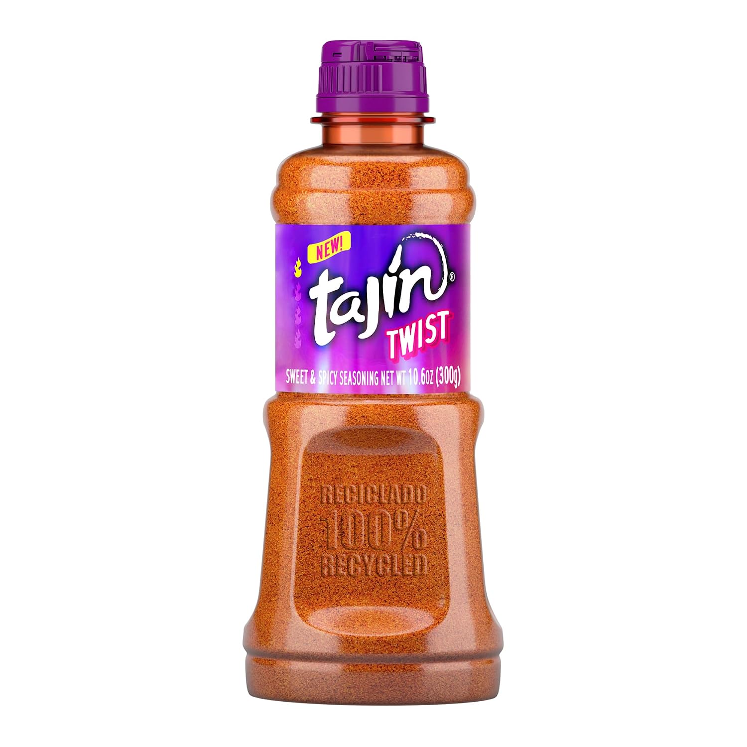 Tajin Twist Sweet and Spicy Seasoning, Chile Powder Blend for Snacks, Candy, Fruit, Churros, and Treats Flavor Enhancer, 10.6 oz (Pack of 1)