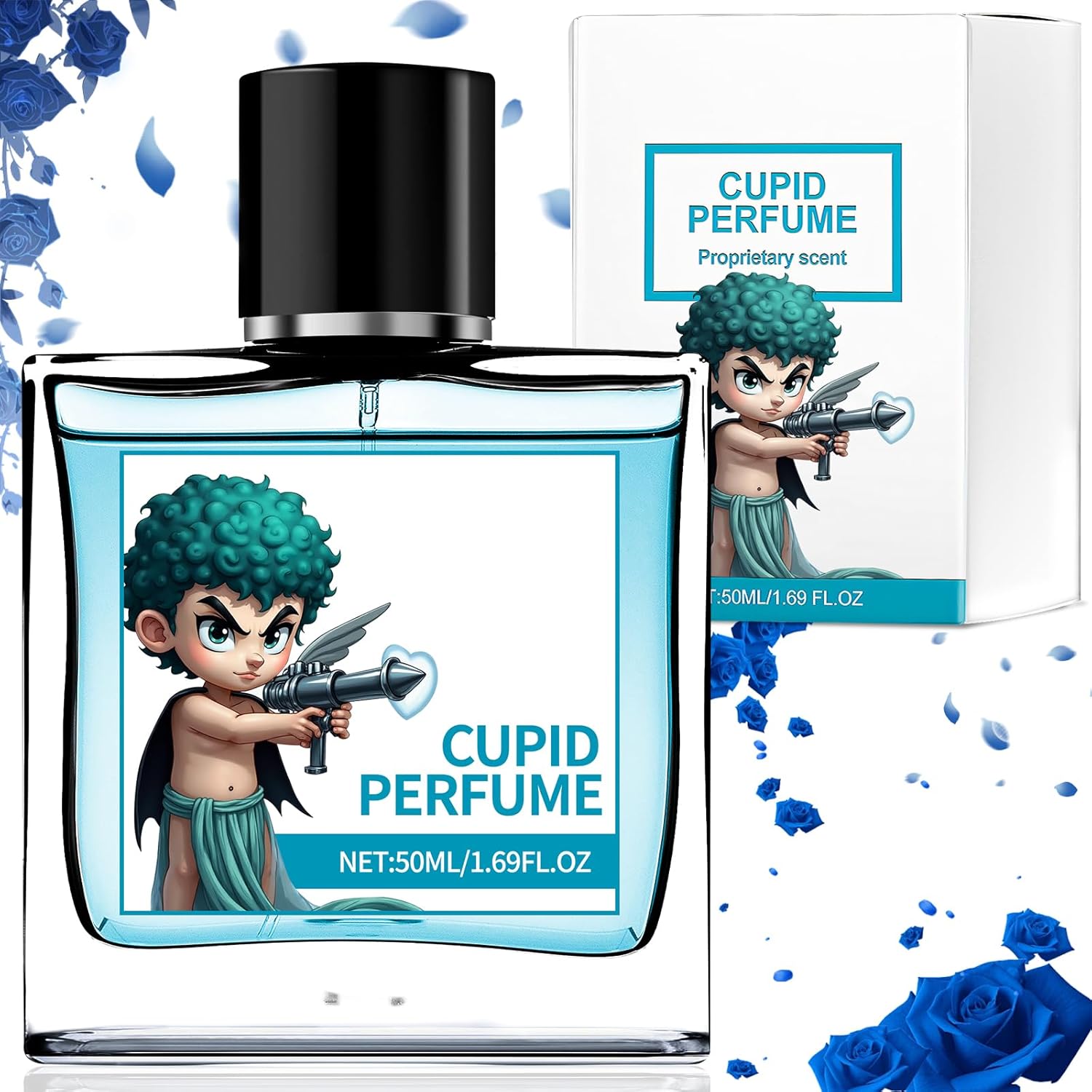 Cupids Cologne for Men - Pheromone Perfume Cupios for Men, Cupid Mens Fragrances, Long Lasting Show Masculine Charm - 50ML