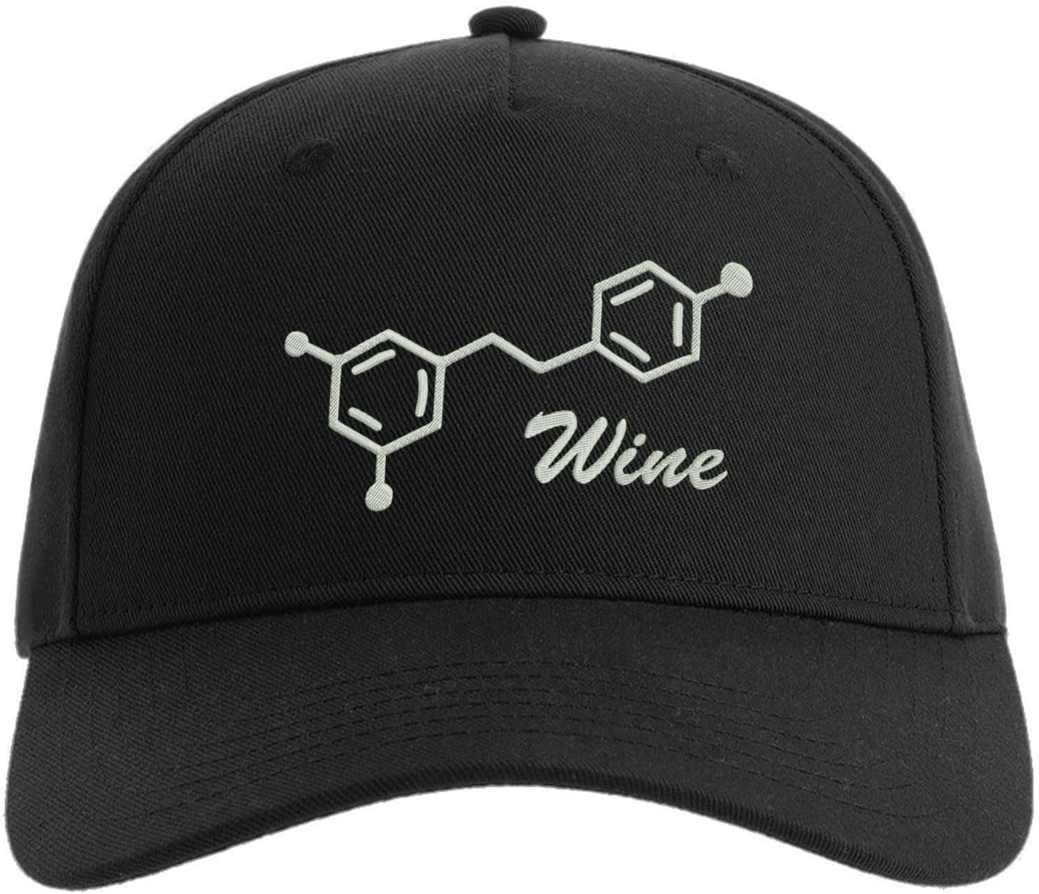 Lauthings Red Wine Resveratrol Chemical Structure Baseball Cap Embroidered Men's Hat Unisex Sport