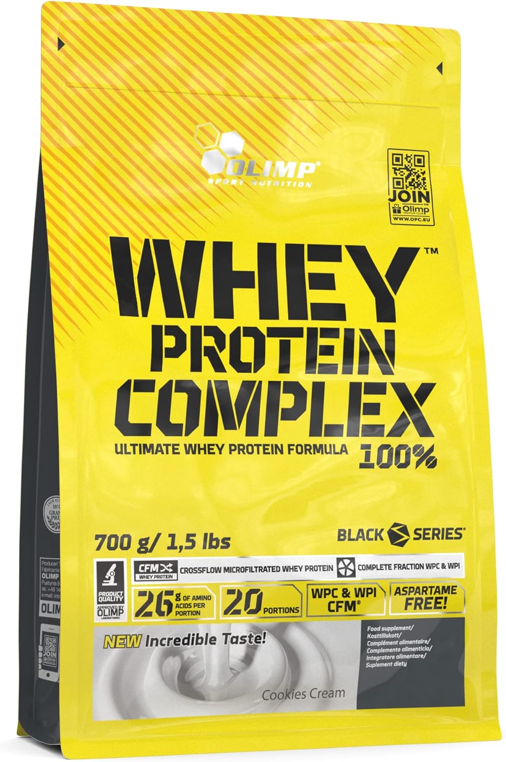 OLIMP SPORT NUTRITION Olimp Labs Cookies and Cream Whey Protein, 700 g