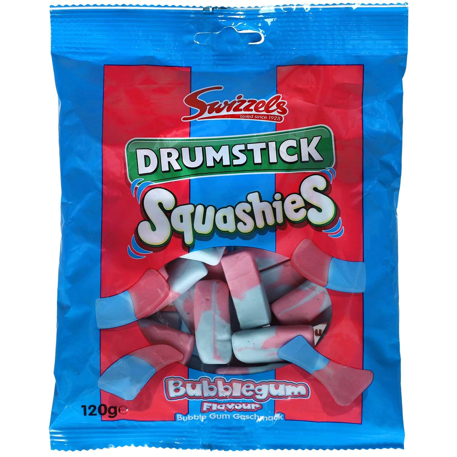 Squashies Drumstick Bubblegum - 120 Grams - Pack of 1