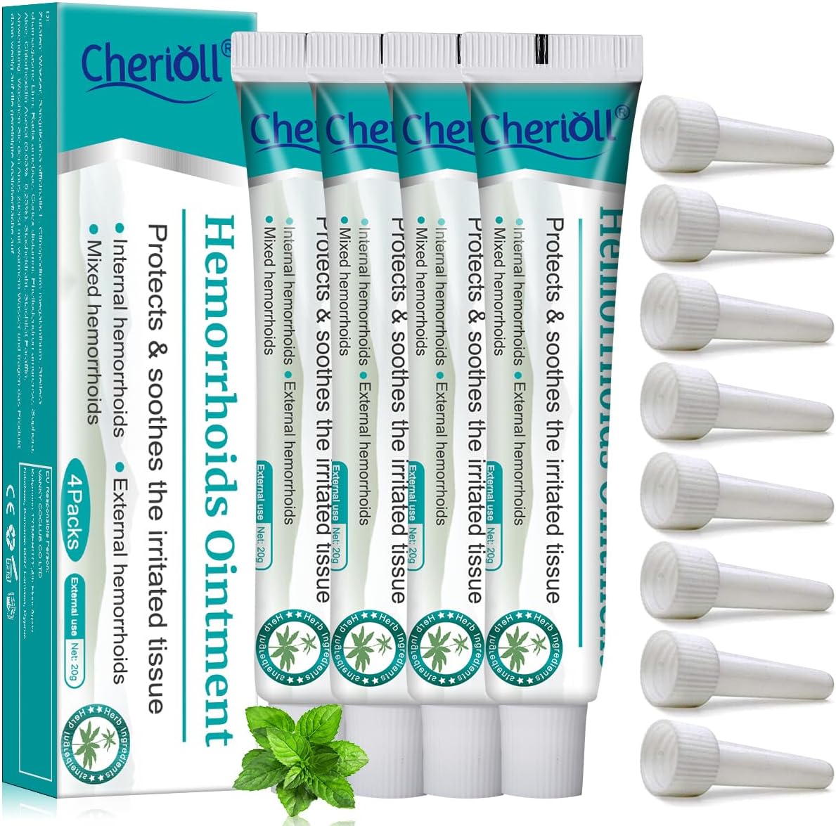 Cream, Gel, 4PC, 4 * 20g