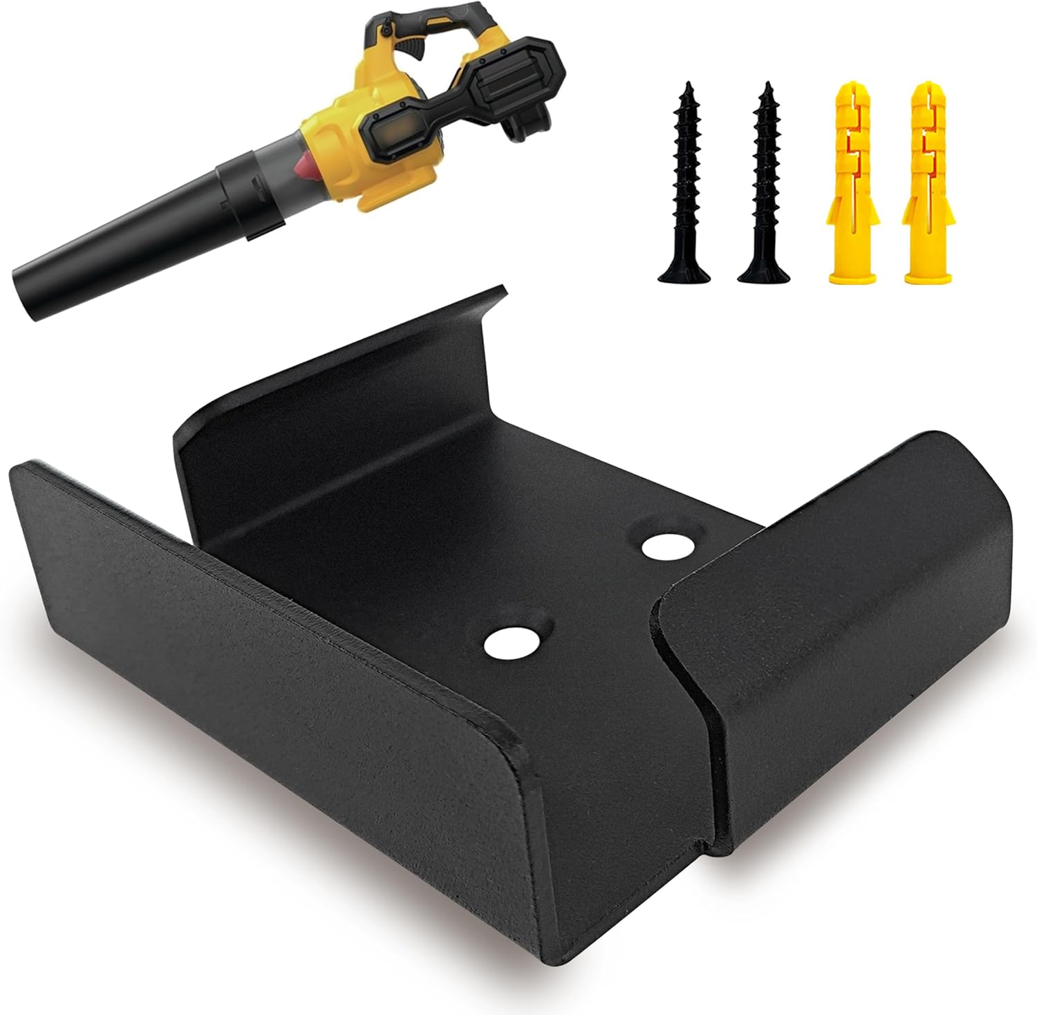 Wall Mount Leaf Blower Hanger for Dewalt 60V Flexvolt, Fit for Only DCBL772 models, Garage Vacuum Wall Mounted, Blower Attachments Tool Holder & Hook Bracket, Heavy-Duty Mounting (Matte Black,1pack)