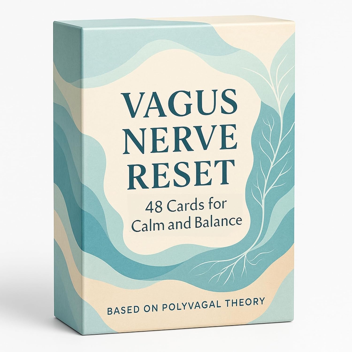 Vagus Nerve Reset Deck - Somatic Exercises for Nervous System Regulation & Mental Health | Polyvagal Theory-Based Therapy Games & Self-Care Gifts for Therapists