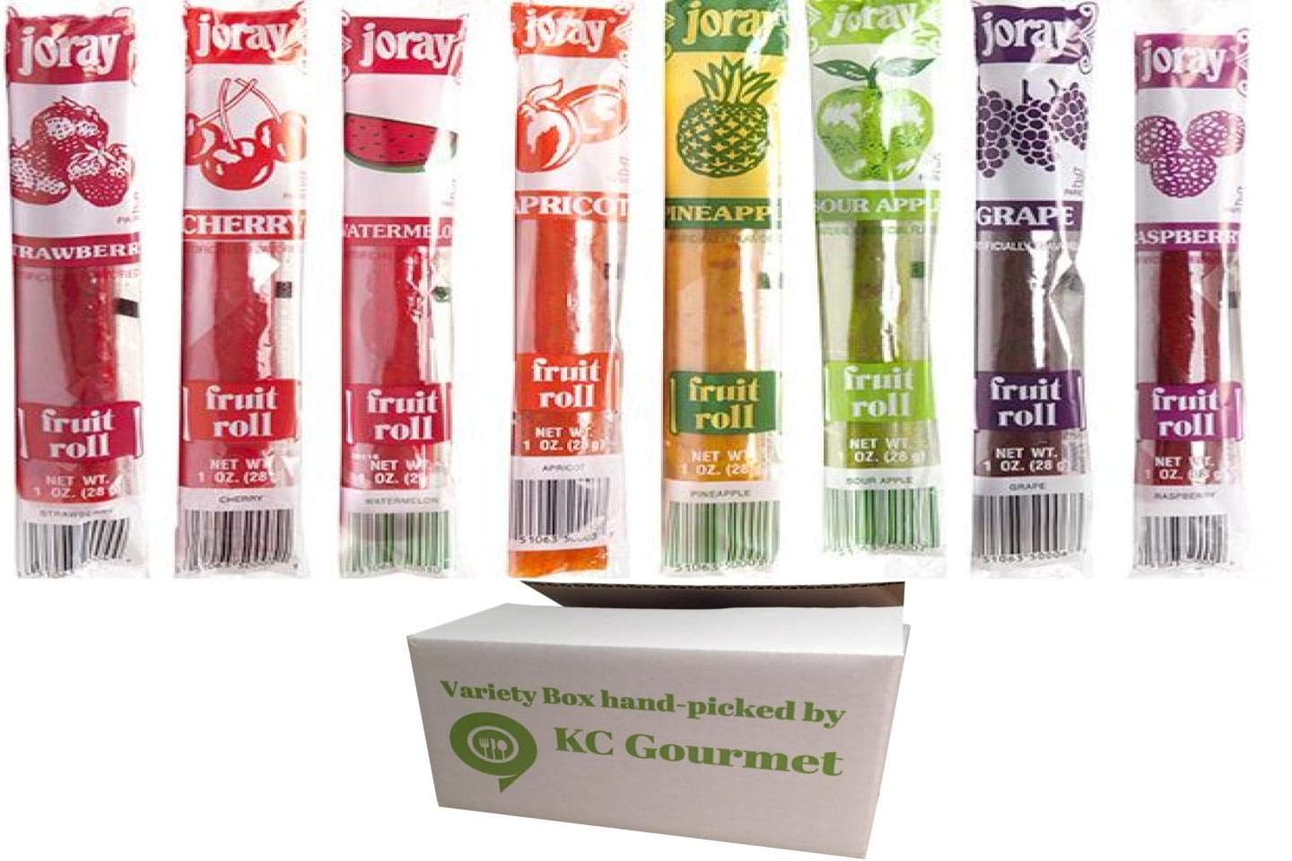Joray fruit Roll Variety Pack (8 flavors) 24-count, .75 ounce package