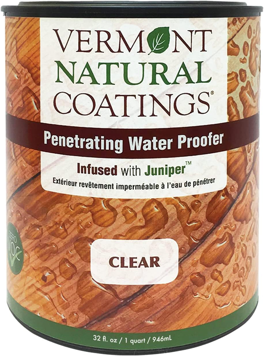 Vermont Natural Coatings Penetrating Waterproofer Infused with Juniper - Quart
