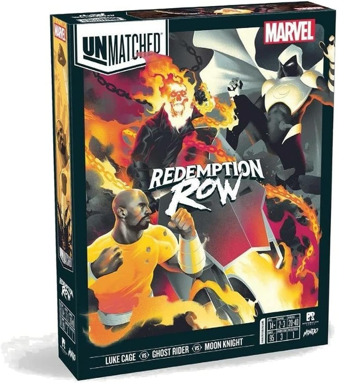 Unmatched: Marvel - Redemption Row - Strategy Fighting Superhero Game for Family, Teens & Adults by Restoration Games