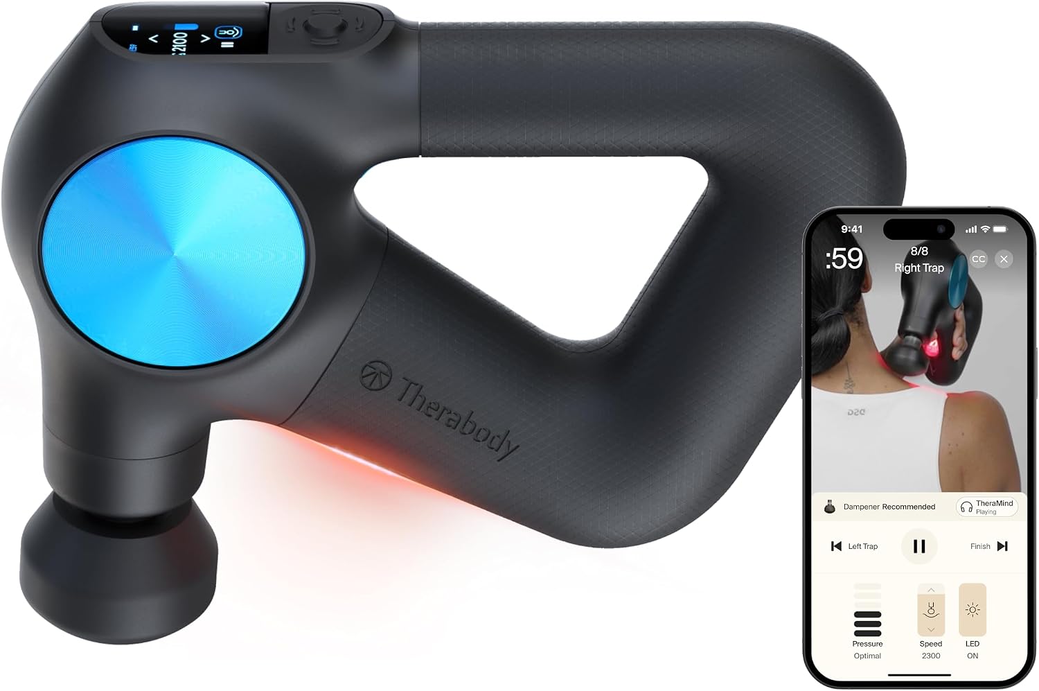 TheraGun Therabody PRO Plus 6-in-1 Deep Tissue Massage Gun | Black