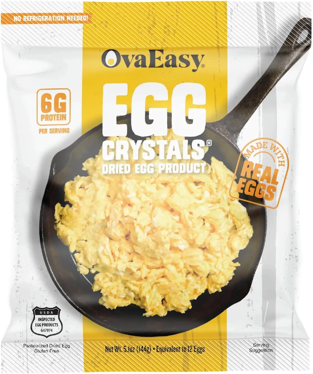 Nutriom, Llc - Ovaeasy Powdered Whole Egg (4.5 Oz Bag)