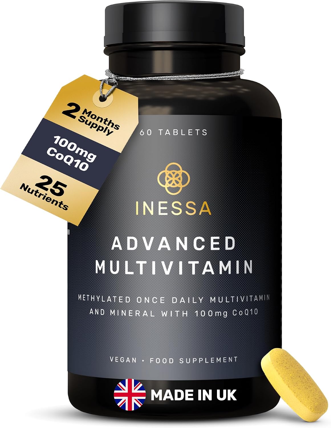 Inessa Advanced Multivitamin for Men & Women - Methylated, 60 Tablets