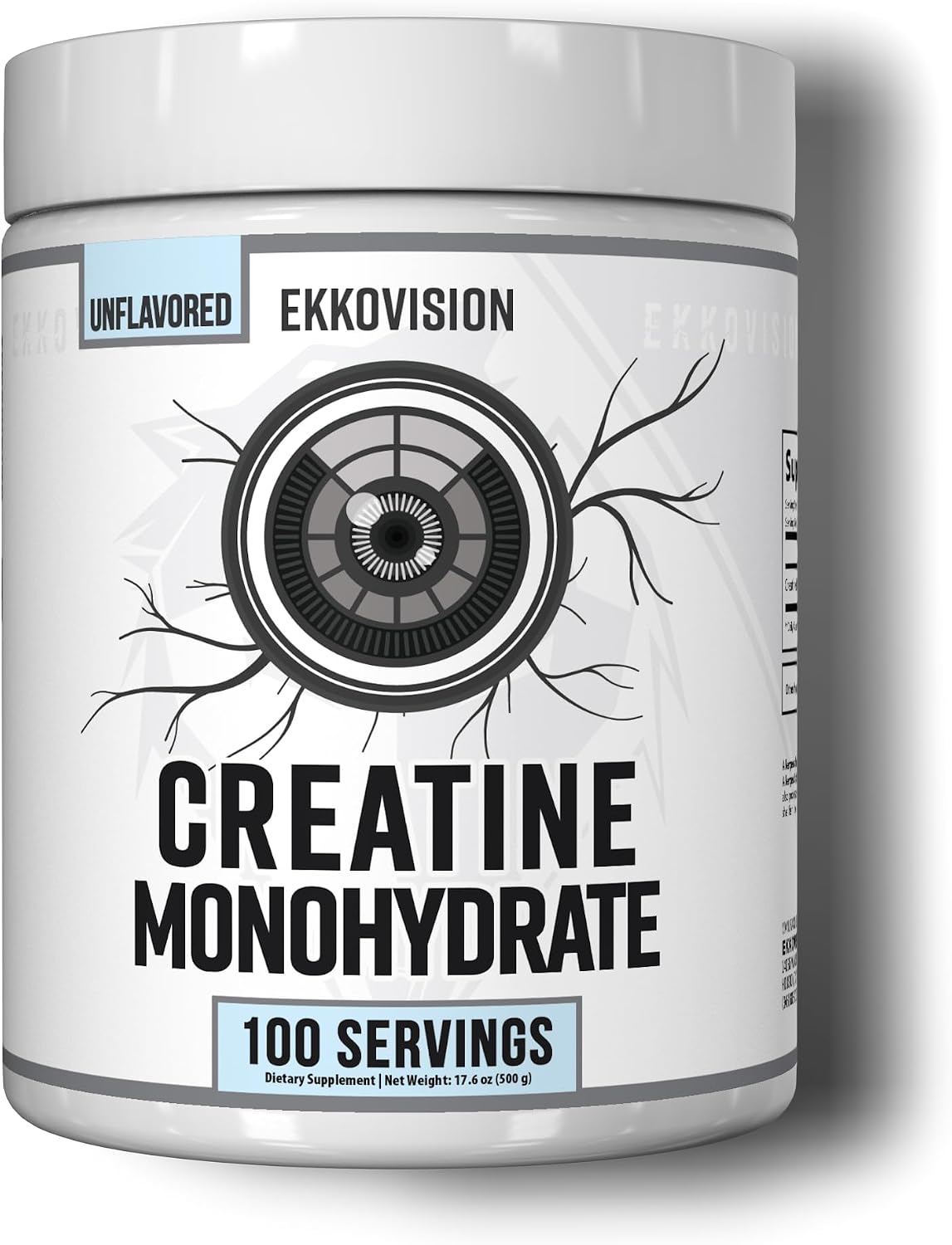 Creatine Monohydrate Powder, Micronized, Unflavored, Pre Workout & Post Workout Supplement for Men and Women, Energy Support, Easy to Mix in Shakes, Smoothies & Beverages, 100 Servings