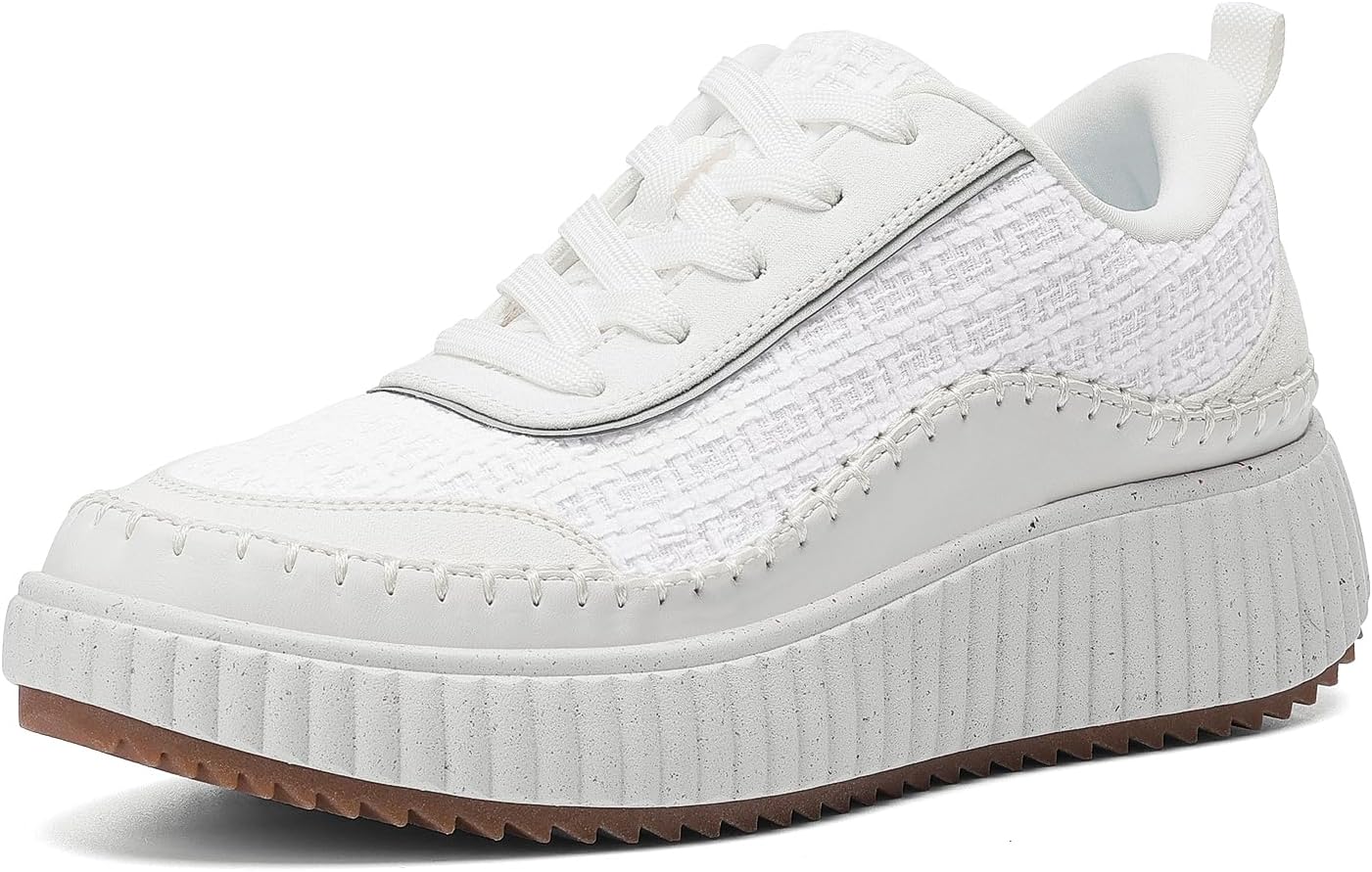 DREAM PAIRS Womens Trainers Platform Trainers Casual Fashion Road Running Shoes for Women SDFN2379W