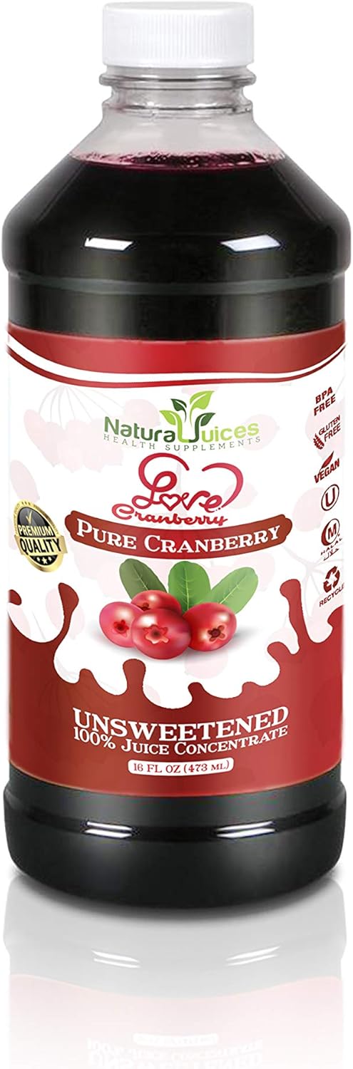 Natural Juices Love Cranberry Juice Concentrate 473ml (1)