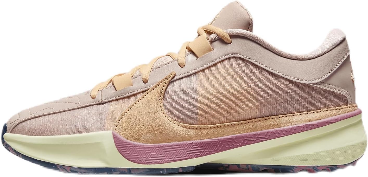 Nike Giannis Freak 5 Men's Basketball Shoes (DX4985-200, Fossil Stone/Alabaster/Desert Berry) Size 11.5