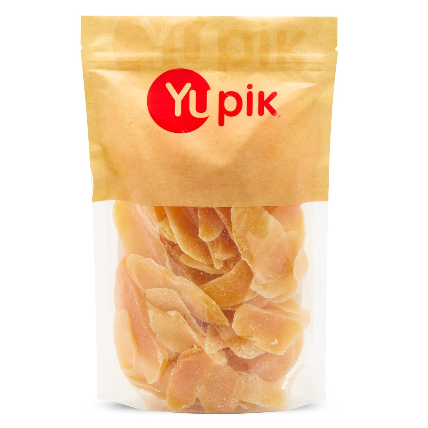 Yupik Dried Mango, Sliced, 2.2 lb (35.2 oz), Gluten-Free, Vegan, Kosher, Sweetened Tropical Dried Fruits, Mango Slices, No Added Sulphites, Fruity Snacks, Ideal for Baking & Topping
