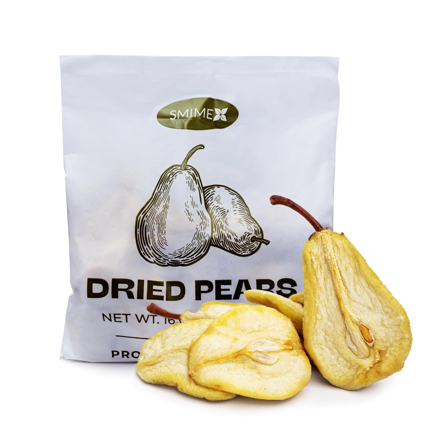 Premium Armenian Dried Pears, 1 LB - Natural, No Sugar Added, Perfect for Snacking and Baking, Rich in Fiber and Vitamins