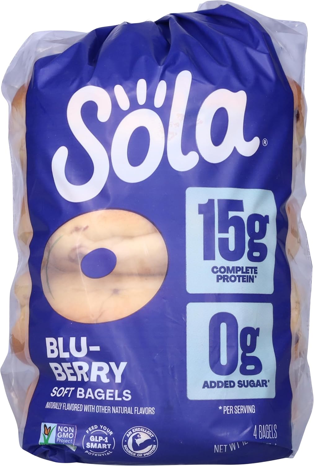 The Sola Company Blu-Berry Bagels, 12 OZ