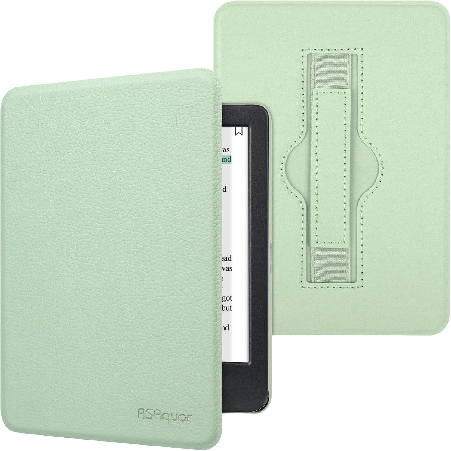 6" Case for Kobo Clara Colour | BW | 2E with Hand Strap, Sage