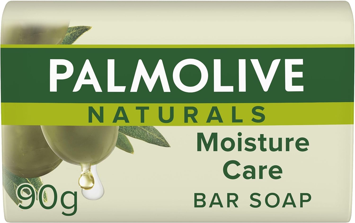 Palmolive Naturals Moisture Care with Olive 3 x 90g Bar Soap - Moisturising Hand Soap - Biodegradable Soap Formula