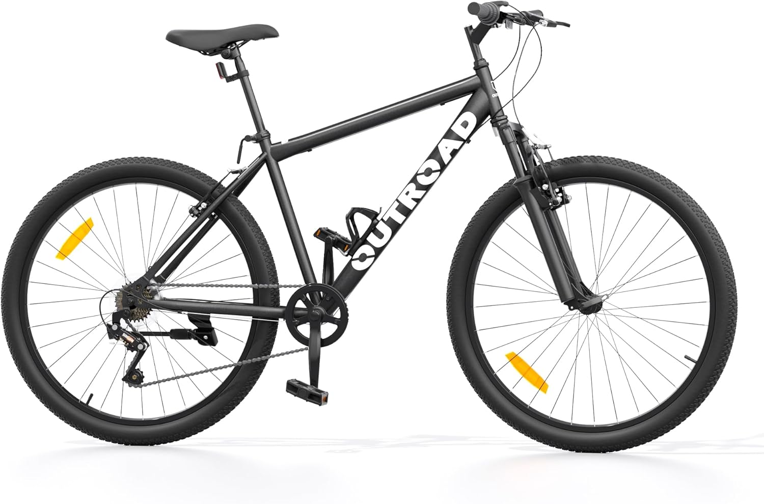 Hardtail Mountian Bikes with 7/21 Speeds Drivetrain, 26 Inch Wheel Mountian Bicycles with Front Suspension, Widened Frame Commuting Bikes with V/Dual Disc Brake