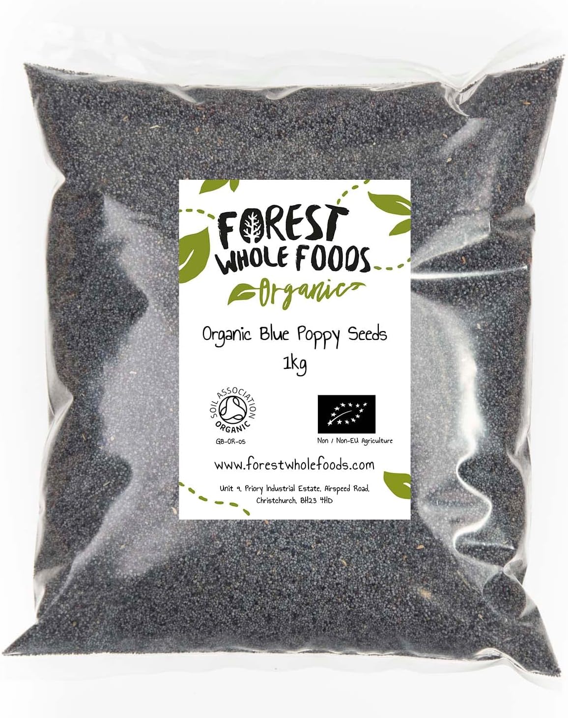 Organic Blue Poppy Seeds (1kg)