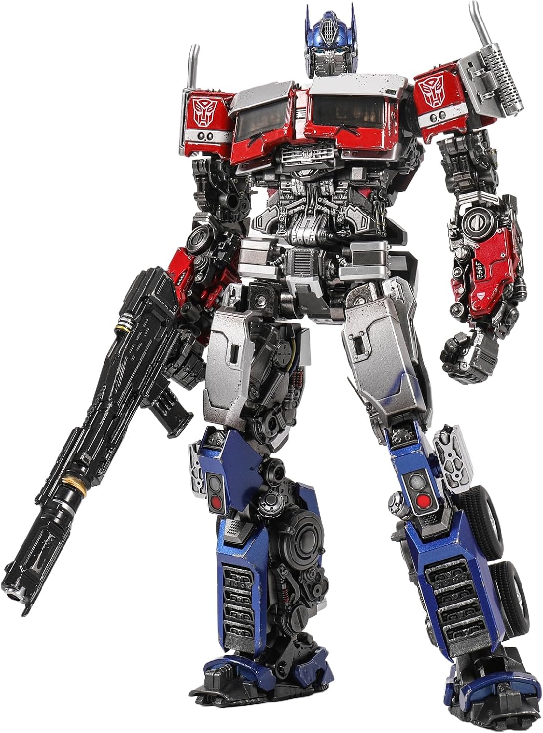 YOLOPARK Optimus Prime Transformers Rise of The Beasts Action Figure with Upgraded Weaponry- Diecast Version,7.87 Inch Highly Articulated Transformer Toys for Ages 15 and Up,No Converting