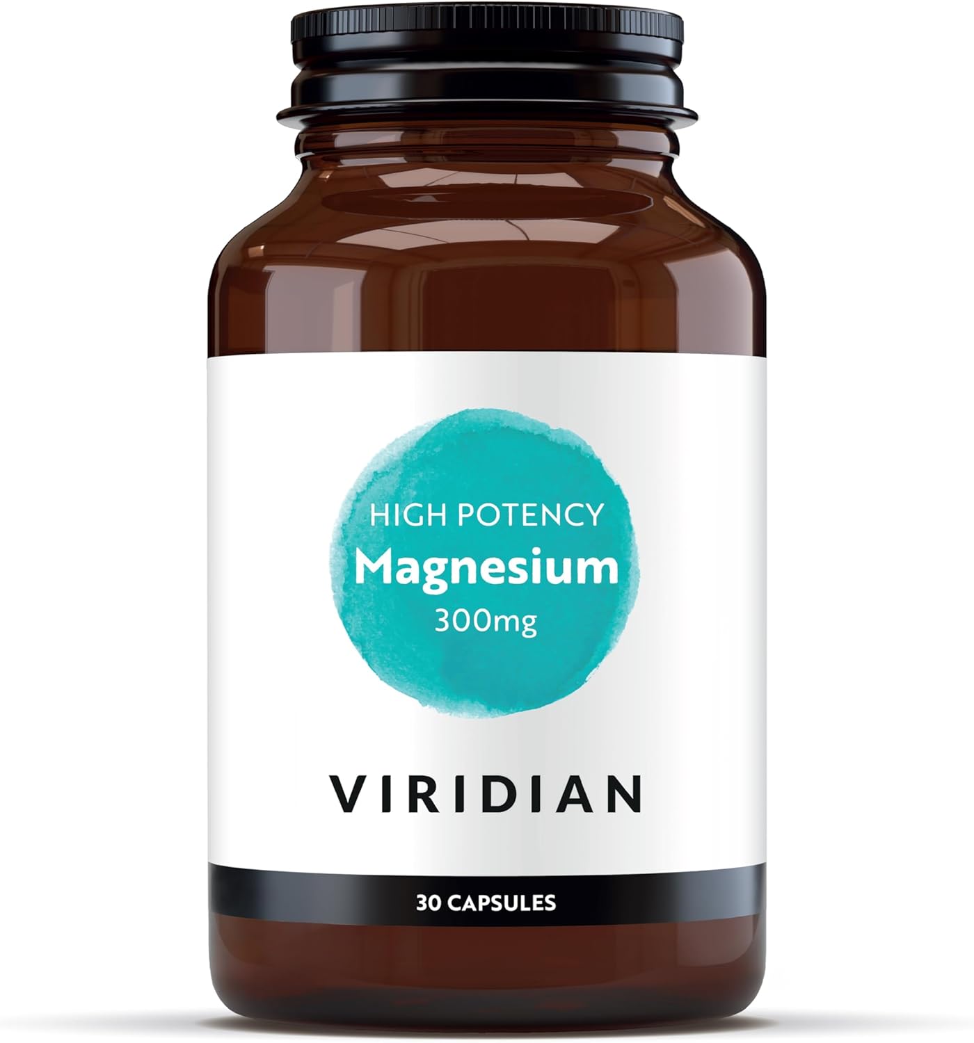 Viridian - High Potency Magnesium 300mg 30 Capsules| Vegan Formula | Supports Energy, Reduces Tiredness & Fatigue | No Artificial Fillers, Ethically Sourced