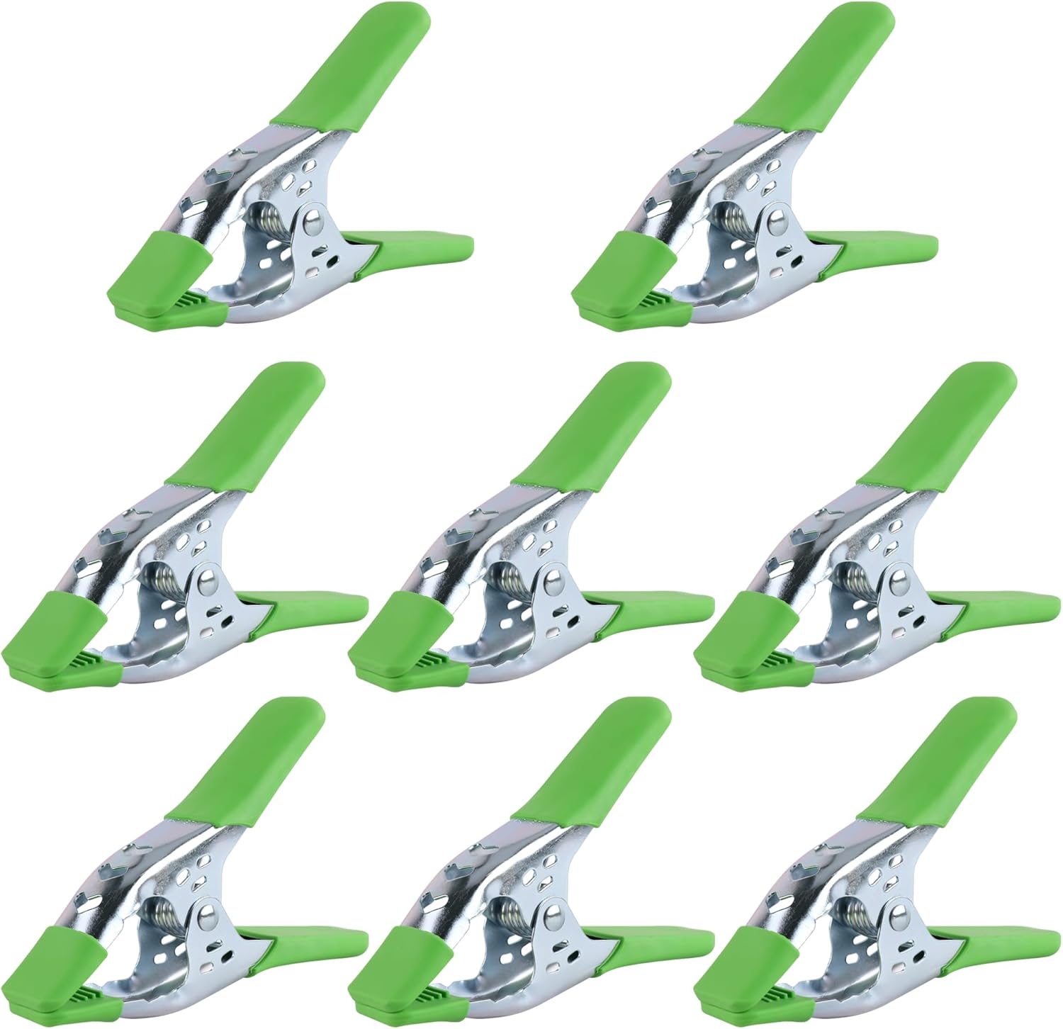 SWANLAKE 8PCS 6" inch Spring Clamp, Heavy Duty Spring Metal Spring Clamps, 2.5"-inch Jaw Opening (8PCS)