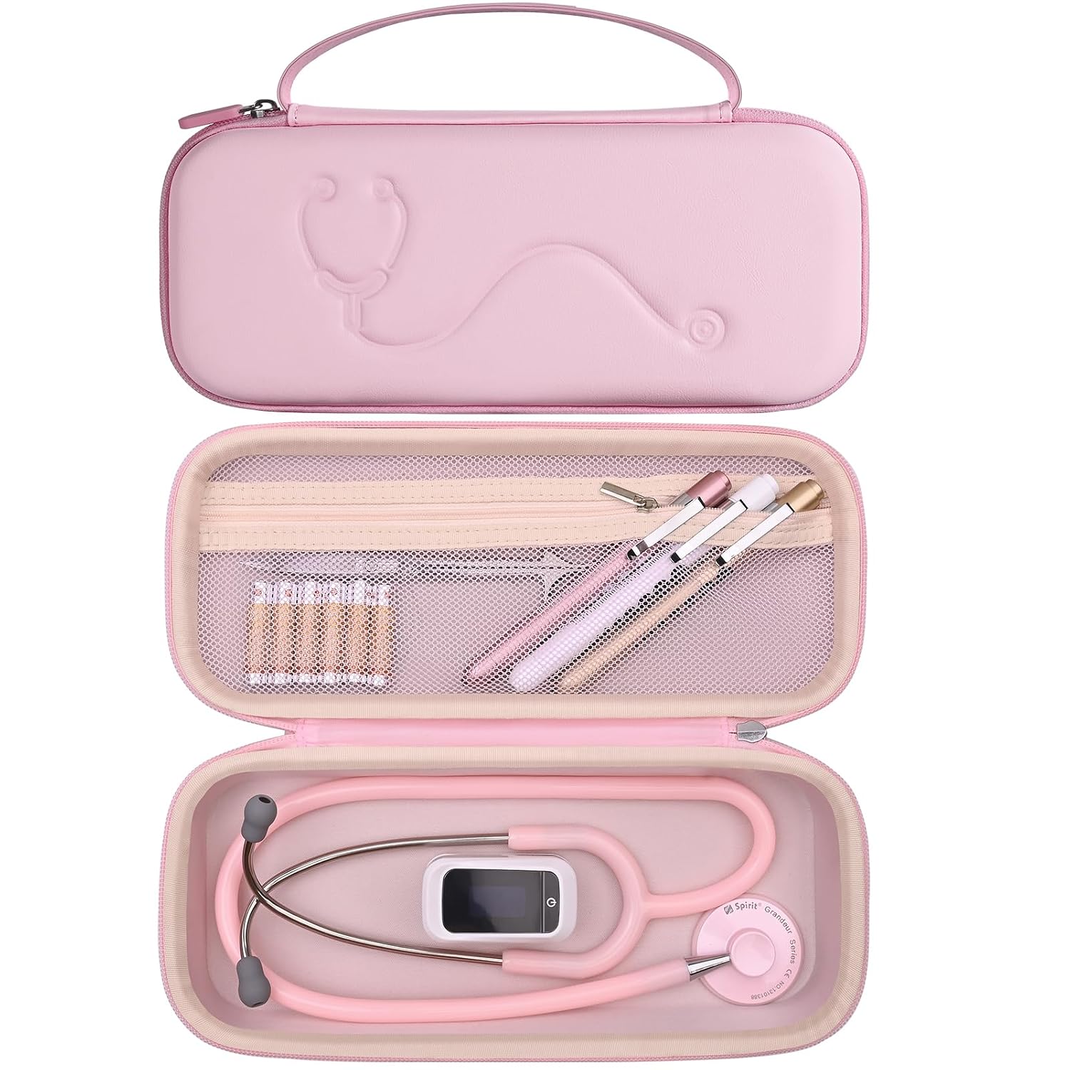 Stethoscope Case for 3M Littmann Classic III & Lightweight II S.E, Pink